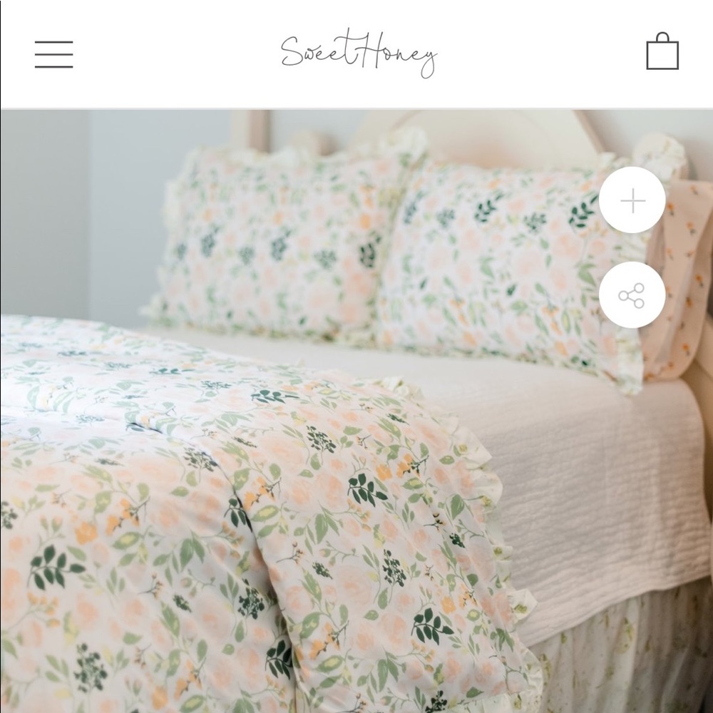 SweetHoney Twin Duvet Set